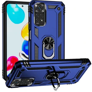 Redmi Note 11 Global Çift Katmanlı ve Yüzüklü Tam Koruma Vega Premium Kılıf