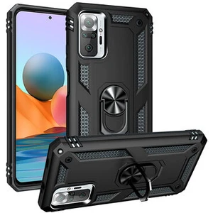 Redmi Note 10 Pro Çift Katmanlı ve Yüzüklü Tam Koruma Vega Premium Kılıf