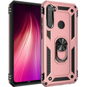 Redmi Note 8 Çift Katmanlı ve Yüzüklü Tam Koruma Vega Premium Kılıf