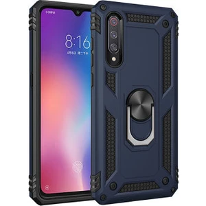 Xiaomi Mi 9 Çift Katmanlı ve Yüzüklü Tam Koruma Vega Premium Kılıf