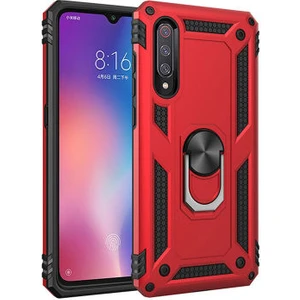 Xiaomi Mi 9 Çift Katmanlı ve Yüzüklü Tam Koruma Vega Premium Kılıf