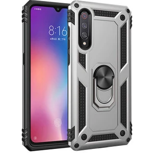 Xiaomi Mi 9 Çift Katmanlı ve Yüzüklü Tam Koruma Vega Premium Kılıf