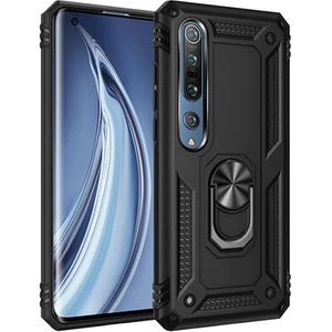 Xiaomi Mi Note 10 Lite Çift Katmanlı ve Yüzüklü Tam Koruma Vega Premium Kılıf