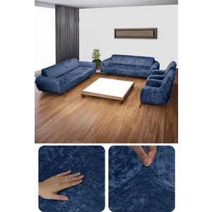 Bibaha Home Kadife Lastikli 3 3 1 1 Koltuk Örtüsü Takımı| Kanepe Kılıfı| Çekyat Örtüsü Kılıfı