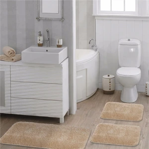 Synergy Doğal Kaymaz Taban 3'lü Banyo Paspası 100X60 - 50X60 - 50X60