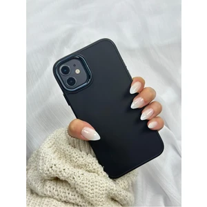 Iphone 11 Parlak Metal Detaylı Tuşu Kolay Basmalı Lansman Pastel Silikon Ruby Kılıf