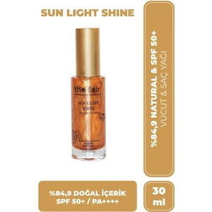 The Fair. Sun Light Shine Spf 50+ PA ++++ Vücut ve Saç Yağı 30 ml