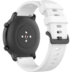 Psgt huawei Watch 18 mm Gt4 41MM Uyumlu Kordon Noktalı Desenli Hardal Silikon Kayış