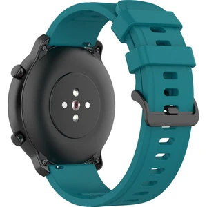 Psgt huawei Watch 18 mm Gt4 41MM Uyumlu Kordon Noktalı Desenli Hardal Silikon Kayış