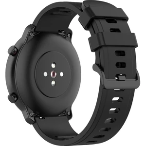 Psgt huawei Watch 18 mm Gt4 41MM Uyumlu Kordon Noktalı Desenli Hardal Silikon Kayış