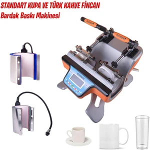 Kupa ve Türk Kahve Fincanı Baskı Makinesi