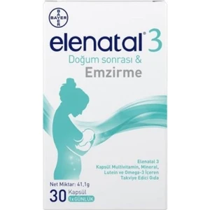Elenatal 3 Doğum Sonrası ve Emzirme 30 Kapsül