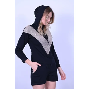 Pul Payet Detaylı Şortlu Ikili Takımı 9027