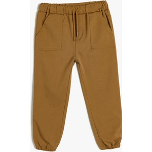 Jogger Pantolon Beli Bağlamalı Cepli