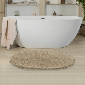 Soft Shaggy Doğal Kaymaz Taban Oval Halı