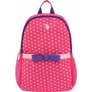 U.S. Polo Assn. Puantiye Desenli Fiyonklu Pembe Okul Çantası PLCAN24293
