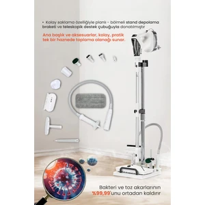 Çok Fonksiyonlu Standlı Buharlı Temizlik Makinesi KF1804
