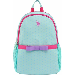 U.S. Polo Assn. Puantiye Desenli Fiyonklu Okul Çantası PLCAN24287