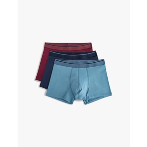 3'lü Boxer Seti Çok Renkli Pamuklu