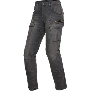 Korumalı Dark Grey Motosiklet Pantolonu MJD5006