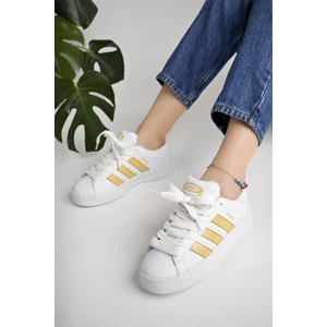 KAMPUS Garantili Kadın Ortopedik Günlük Bağcıklı Yürüyüş Koşu Sneaker Spor Ayakkabı