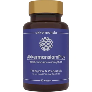 AkkermansiamPlus Akkermansia Muciniphila İçeren Takviye Edici Gıda 60 Kapsül