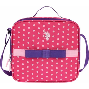 U.S. Polo Assn. Puantiye Desenli Fiyonklu Pembe Beslenme Çantası PLBSC24294