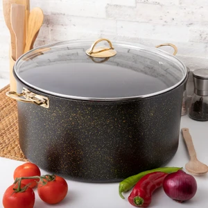 40 cm Gold Stone Maksi Derin Tencere, , Non-Stick Derin Tencere 24 Lt