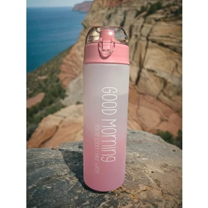 Espas Home 500ML Good Morning Baskılı Mat Motivasyon Su Matarası