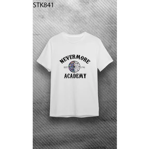 Nevermore Özel Baskılı Beyaz T Shirt