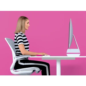 Ergo WOW Ayarlanabilir Pembe / Beyaz Monitör Standı / Yükseltici