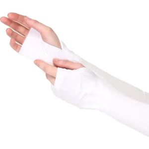 Sonbahar Moda Parmak Geçmeli Penye Esnek Likralı Kolluk 1 Çift