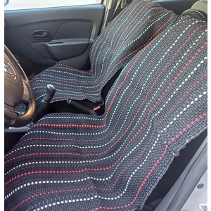 TAŞKINEV HOME Terletmez Oto Koltuk Kilim Seti 2 Ön 1 Arka 3lü Set %100PAMUKLU El Dokuması Minder