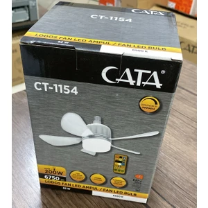 Cata Lodos Fan LED 62W CT-1154 Kumandalı Işıklı Vantilatör