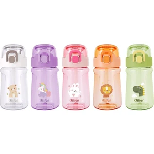 Bee Diller Tritan Pipetli Su Matarası 550ML Pembe