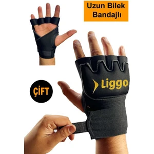 Ufc Mma Eldiveni Bilek Bandajlı Boks Eldiveni Torba Eldiveni Antrenman Eldiveni