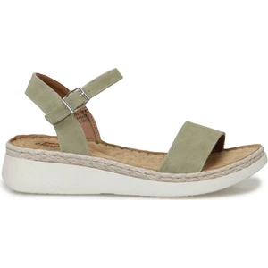 166290.Z4FX Yeşil Kadın Comfort Sandalet