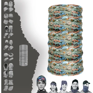 Kamp Temalı Boyunluk Maske Baf Bandana