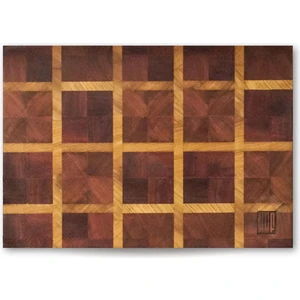 Kaf Ahşap Kesme Tahtası Sapelli (End-Grain) Large