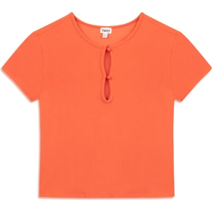 Cutout Havlu T-Shırt