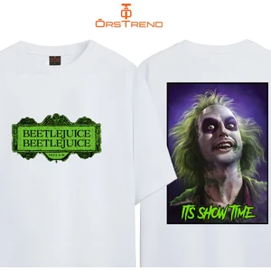 Ors Trend Beetlejuice Baskılı Oversize Tişört