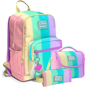 Coral High Desenli Okul Sırt Çantası