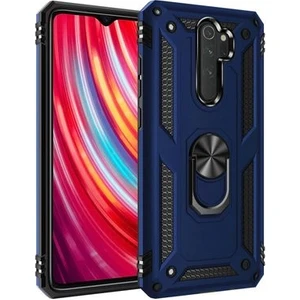 Techno Guru Redmi Note 8 Pro Çift Katmanlı ve Yüzüklü Tam Koruma Vega Premium Kılıf