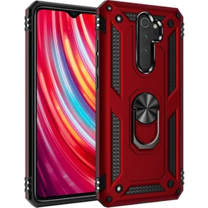 Techno Guru Redmi Note 8 Pro Çift Katmanlı ve Yüzüklü Tam Koruma Vega Premium Kılıf