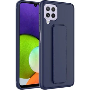 Samsung Galaxy A22 4g Kılıf Şık ve Stantlı Qstand Premium Kapak