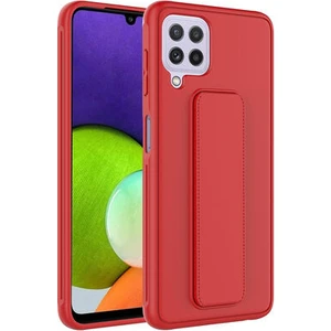 Samsung Galaxy A22 4g Kılıf Şık ve Stantlı Qstand Premium Kapak