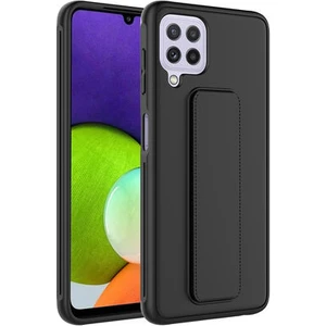 Samsung Galaxy M32 Kılıf Şık ve Stantlı Qstand Premium Kapak