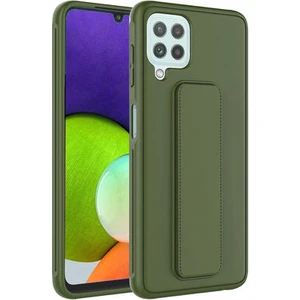 Samsung Galaxy M32 Kılıf Şık ve Stantlı Qstand Premium Kapak