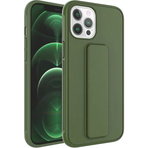 iPhone 12 Pro Kılıf Şık ve Stantlı Qstand Premium Kapak