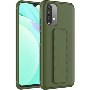 Poco M5S Kılıf Şık ve Stantlı Qstand Premium Kapak